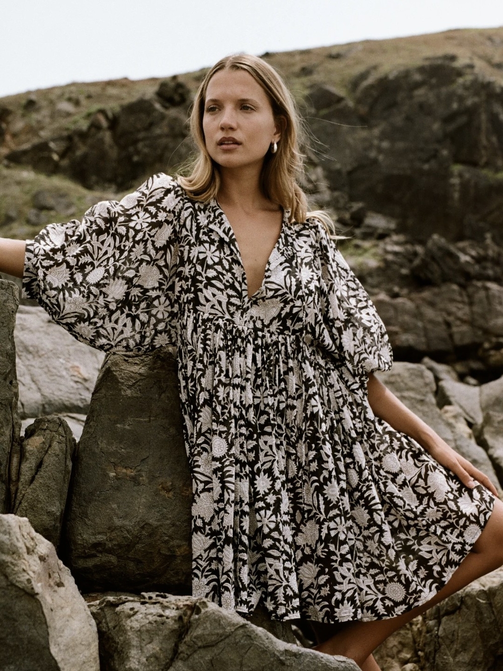 Daughters Of India Kyra Mini Dress ~ Pepper